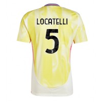 Maglia Calcio Juventus Manuel Locatelli #5 Seconda Divisa 2024-25 Manica Corta